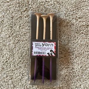 Darn Hood Yarn DGY Ombré Knitting Needles & Hook